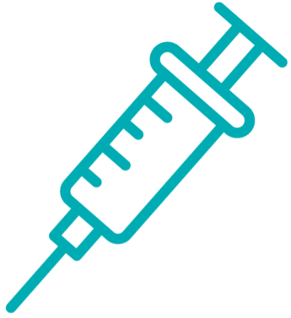 Syringe Icon blue